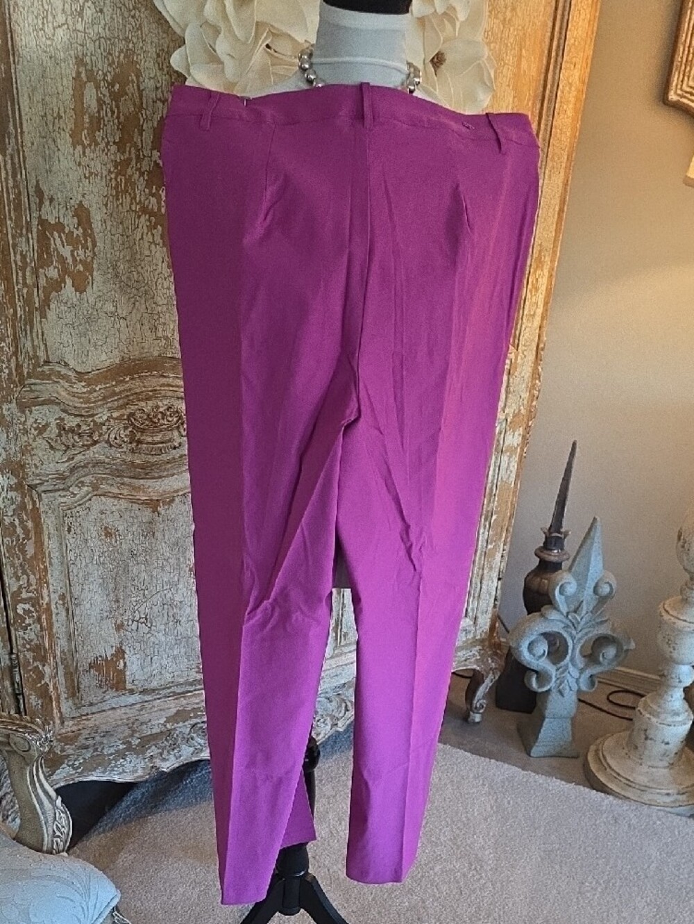 Ashley Stewart Women's Magenta Pants Size 18 - Picture 10 of 12